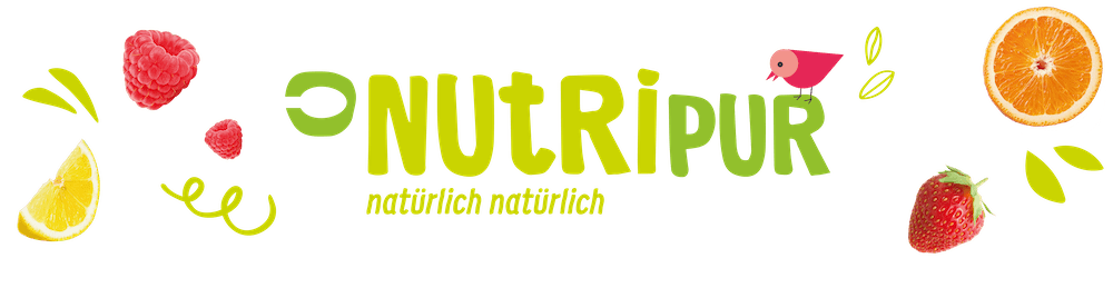 NutriPur Logo natürlich natürlich ohne Zusätze vegan glutenfrei